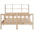 Cama con estantería sin colchón madera maciza de pino