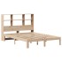 Cama con estantería sin colchón madera maciza de pino