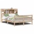 Cama con estantería sin colchón madera maciza de pino