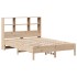 Cama con estantería sin colchón madera maciza de pino