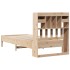 Cama con estantería sin colchón madera maciza de pino 90x200