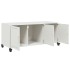 Mueble para TV acero laminado en frío blanco 100,5x39x43,5