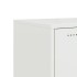 Mueble para TV acero laminado en frío blanco 100,5x39x43,5
