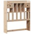 Cama con estantería sin colchón madera maciza de pino 75x190