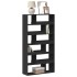 Estantería de madera de ingeniería negra 100x33x187,5