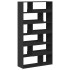 Estantería de madera de ingeniería negra 100x33x187,5