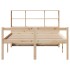 Cama con estantería sin colchón madera maciza de pino