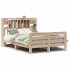 Cama con estantería sin colchón madera maciza de pino