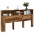 Cabecero armario madera ingeniería envejecida 200x19x103,5