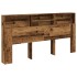 Cabecero armario madera ingeniería envejecida 200x19x103,5