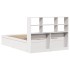 Estructura de cama sin colchón madera maciza de pino 160x200