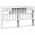 Cama sin colchón madera maciza de pino blanca 180x200
