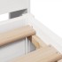 Cama sin colchón madera maciza de pino blanca 180x200