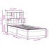 Estructura de cama sin colchón madera maciza de pino 90x190