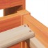 Estructura de cama sin colchón madera maciza marrón 90x190