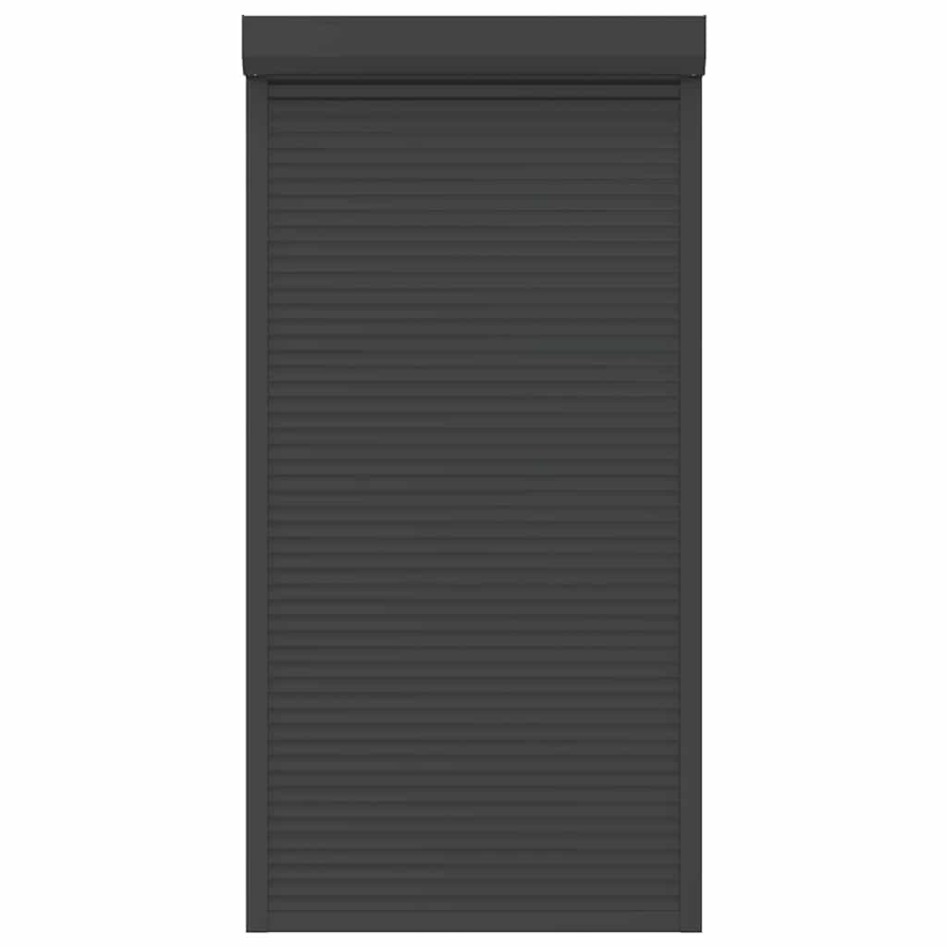 Persiana de aluminio gris antracita 110x220