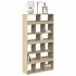 Estantería de madera de ingeniería roble Sonoma 100x33x187,5