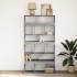 Estantería madera de ingeniería gris Sonoma 100x33x187,5