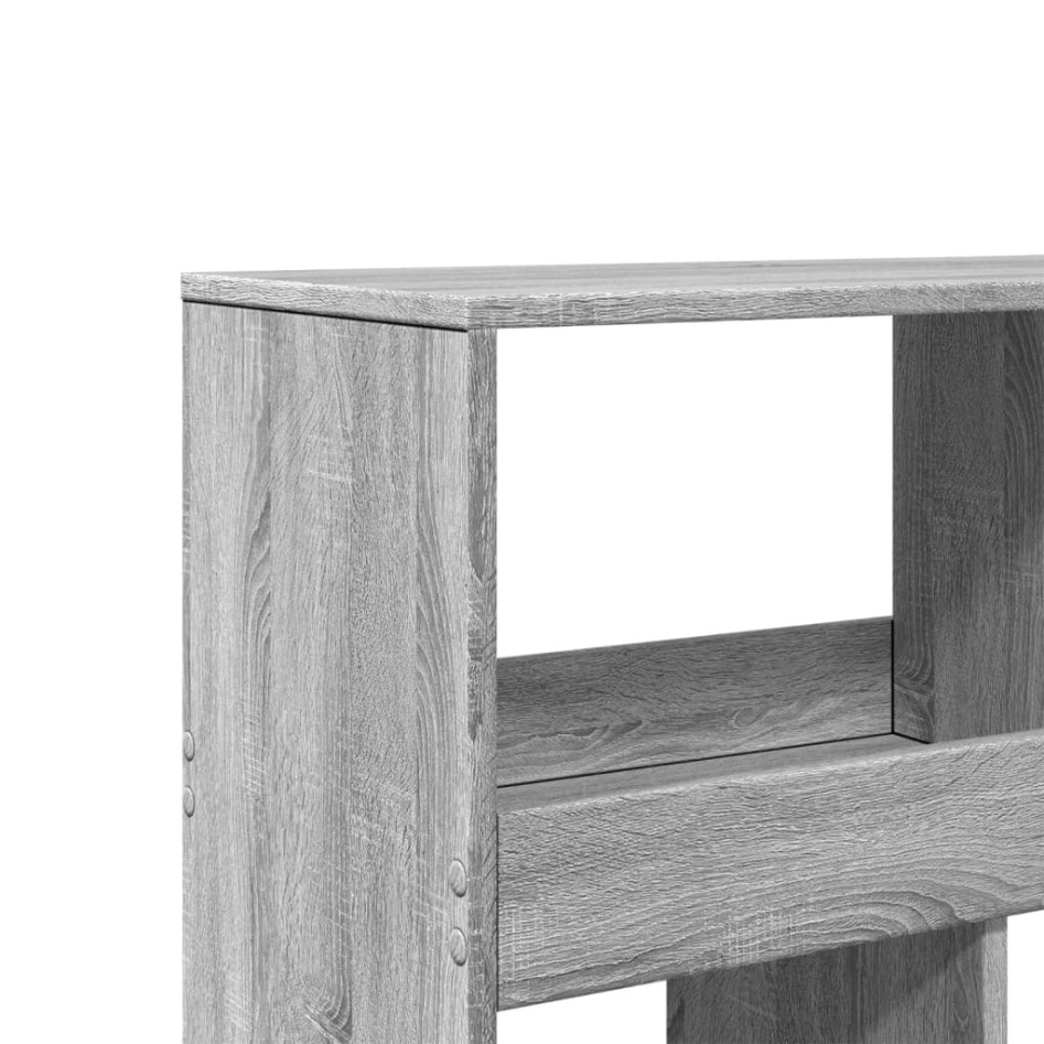 Estantería madera de ingeniería gris Sonoma 100x33x187,5
