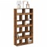 Estantería de madera de ingeniería envejecida 100x33x187,5