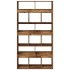 Estantería de madera de ingeniería envejecida 100x33x187,5