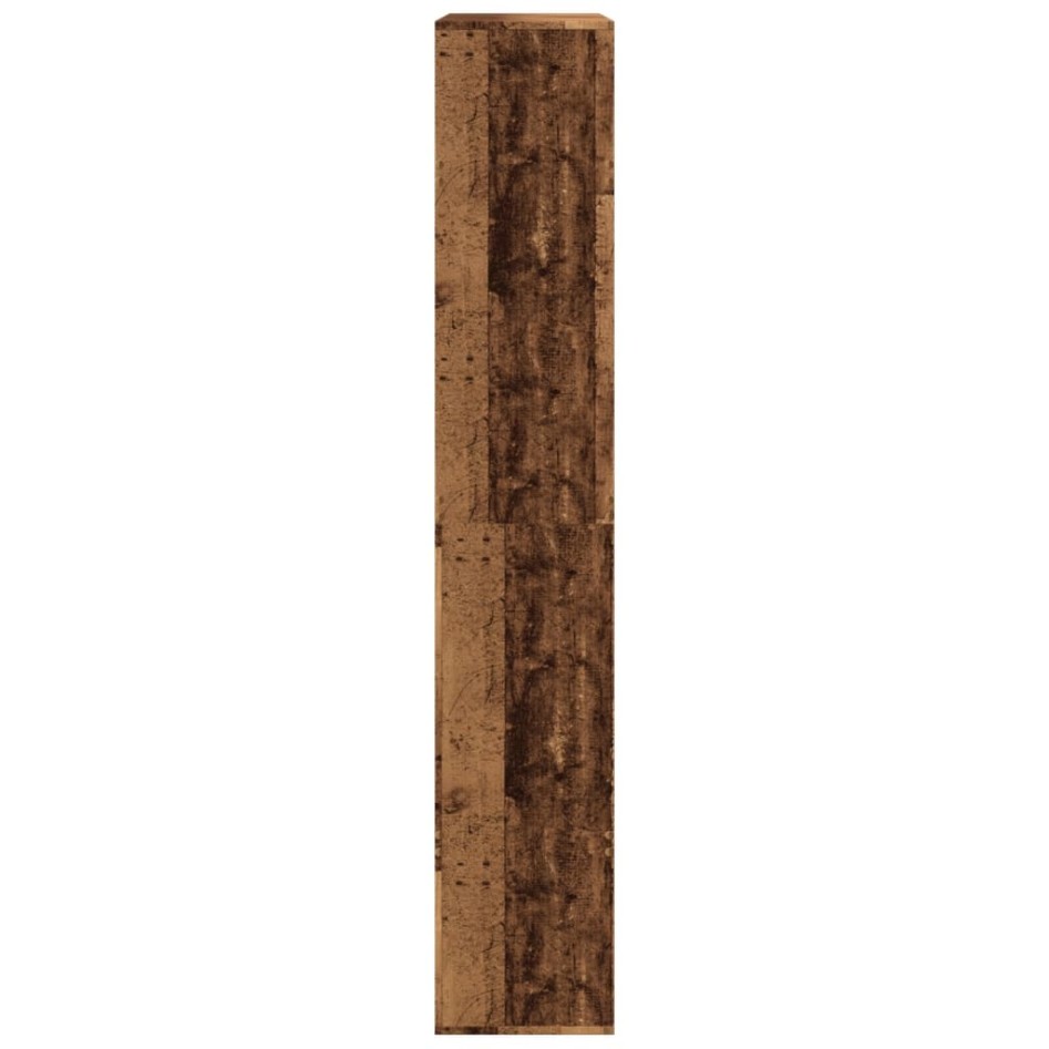 Estantería de madera de ingeniería envejecida 100x33x187,5