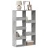 Estantería de madera ingeniería gris hormigón 100x33x155,5