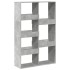 Estantería de madera ingeniería gris hormigón 100x33x155,5