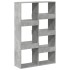 Estantería de madera ingeniería gris hormigón 100x33x155,5
