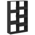 Estantería de madera de ingeniería negra 100x33x155,5