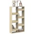 Estantería de madera de ingeniería roble Sonoma 100x33x175