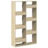 Estantería de madera de ingeniería roble Sonoma 100x33x175