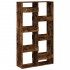 Estantería madera de ingeniería roble ahumado 100x33x175