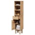 Mueble de baño OTTA madera maciza de pino 35x30x159