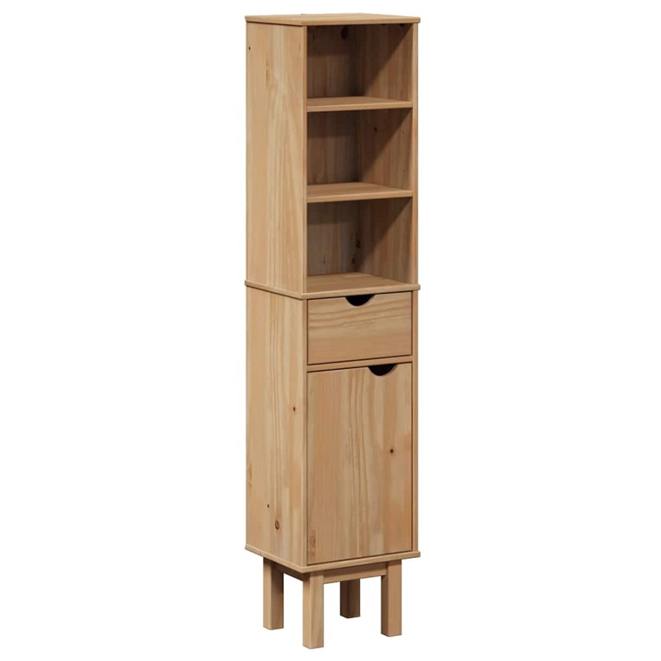 Mueble de baño OTTA madera maciza de pino 35x30x159
