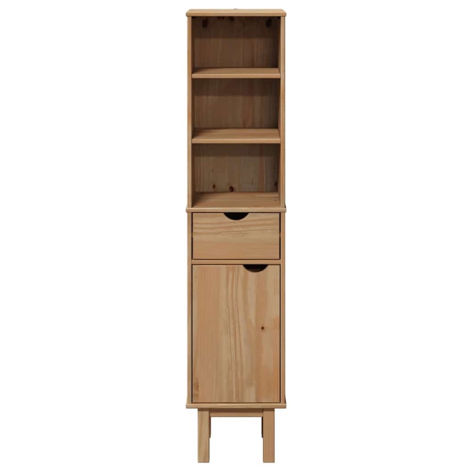 Mueble de baño OTTA madera maciza de pino 35x30x159