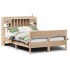 Cama con estantería sin colchón madera maciza de pino