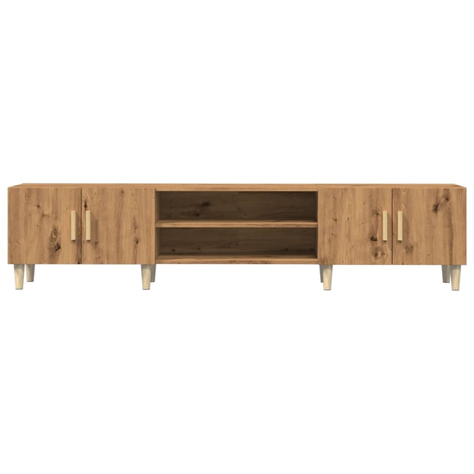 Mueble de TV madera de ingeniería roble artisan 180x31,5x40