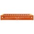 Estructura de cama sin colchón madera de pino marrón 90x200