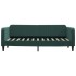 Sofá cama sin colchón terciopelo verde oscuro 80x200