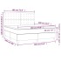 Cama box spring con colchón terciopelo rosa 180x200