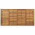 Mesa de jardín con patas en U madera maciza acacia 200x90x75