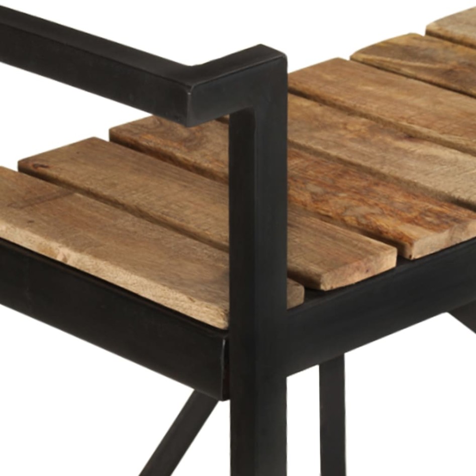 Carrito de cocina de madera maciza de mango 87x36x81