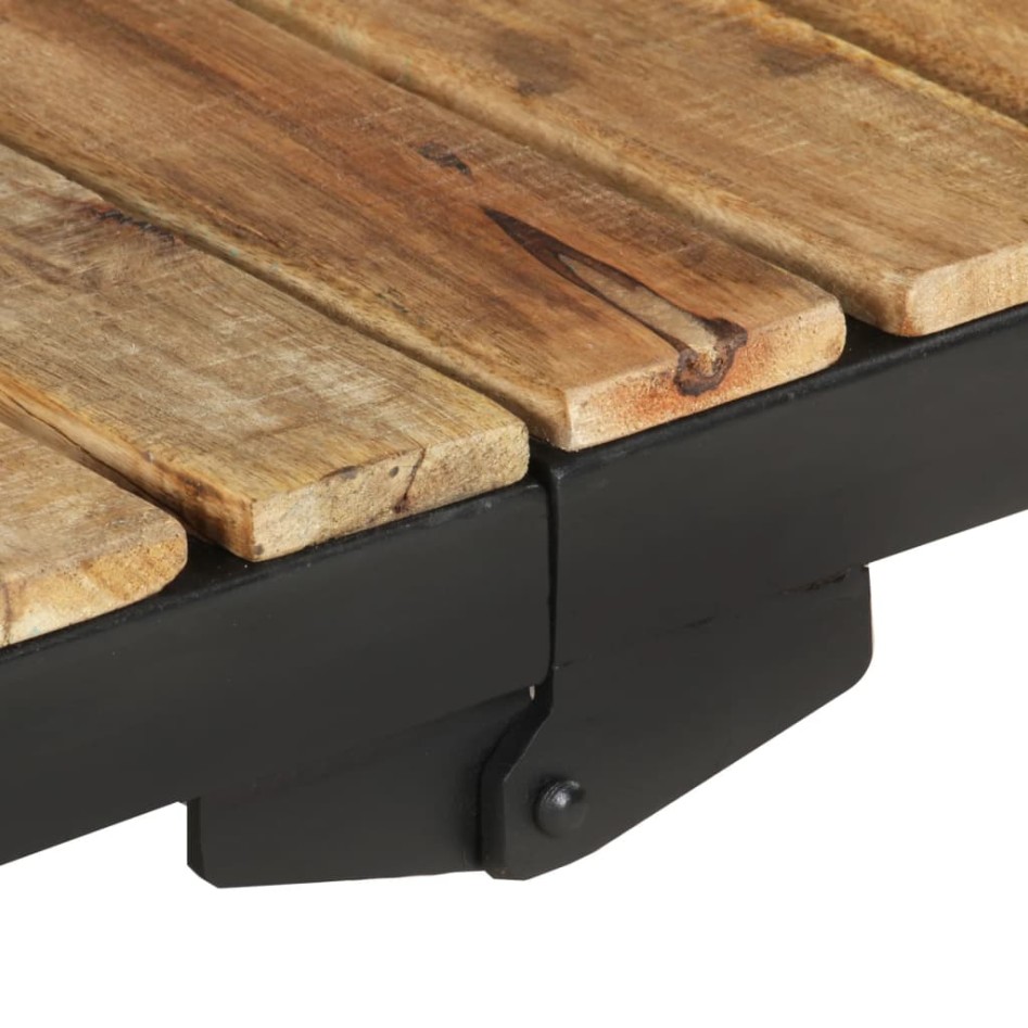 Carrito de cocina de madera maciza de mango 87x36x81