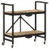 Carrito de cocina de madera maciza de mango 87x36x81