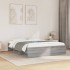 Estructura de cama madera de ingeniería gris Sonoma 150x200