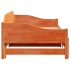 Sofá cama nido sin colchón madera maciza marrón cera 90x190