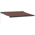 Toldo retráctil manual marrón 400x300