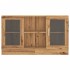 Aparador de madera de ingeniería roble artisan 120x30,5x70