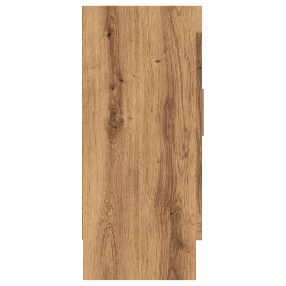 Aparador de madera de ingeniería roble artisan 120x30,5x70